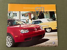 2002 VW Volkswagen GTI and VR6 22-page Original Car Sales Brochure Catalog