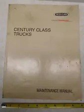 Useful 1999 Freightliner Century Class Trucks Maintenance Manual Argosy COE