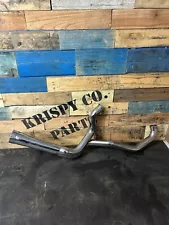 2 Into 1 Exhaust For Harley Davidson Big Twin Evo Dyna FXR FXD FXDL