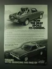 1979 Subaru Brat Ad - Spoils Its Owners