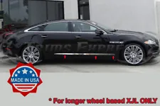 2009-2019 Jaguar XJL X351 6Pc Body Side Molding Trim Chrome Stainless Steel (For: 2016 Jaguar XJ)