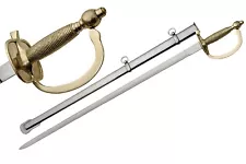 1840 United States Army NCO Sword with Steel Scabbard Ceremonial Saber Sergeant