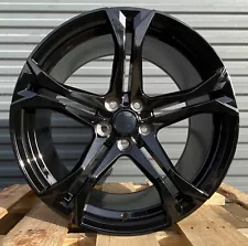 One Wheel 20X10 5X120 ET23 CB66.9 Gloss Black For Chevrolet Camaro