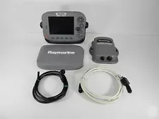 Raymarine A65 Dual Function Display w/ DSM25 & Cables - Tested - 90 Day Warr!