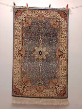 Vintage Beautiful Hand Knotted Pakistani Floor Area Home Decor Wool Rug