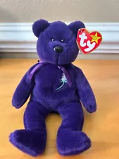 ðHOLY GRAIL *NO SPACE ERROR* 1997 PRINCESS DIANA PVC BEANIE BABY