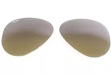 RAY BAN 3026 62 Aviator Replacement Brown Mirror Silver Lenses