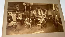 Rare Antique Victorian American Perkins School For the Blind Class Cabinet Photo