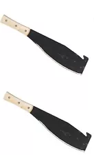 (2) Seymour Mfg. # 41730 13" Brazilian Sugar Cane Knife with Hardwood Handle