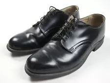 Men’s Size 10 R Black Wolverine World Wide Inc. Military Dress Shoes 1995 Vtg