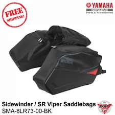 NEW OEM Yamaha Sidewinder SRViper Saddlebags LTX RTX STX XTX SRX SMA-8LR73-00-BK