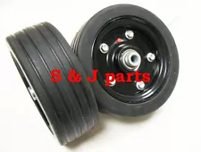 Caroni Replacement Finish Mower Wheel/Solid Molded Tire 1/2" Axle 59008700