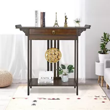 Chinese Style Console Table Side Table For Hallway Entryway Foyer Living Room