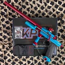 NEW Azodin KPC+ Pump Paintball Gun - Teal/Red