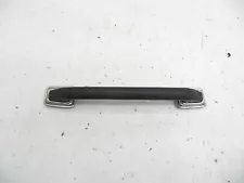 68-69 CAMARO DOOR PANEL GRAB HANDLE BLACK STRAP CHROME BEZELS 7779662 7779663