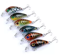 Strike Maxx Crappie Elite 3D Crank Bait 2inch 6 Pack