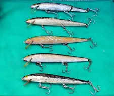 SALE: Lot of 5 Rebel 5 1/4-inch Minnows