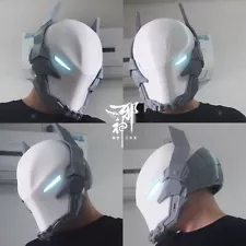 Batman Arkham Knight 3D Printing Cosplay Helmet Unpainted White Wearable Mask