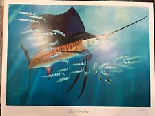 Just Looking 33"x25.5" Guy Harvey signed limited edition print 112/500