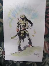 Frank Frazetta-Kubla Khan- hand painted & signed art print w/ COA # 10/25