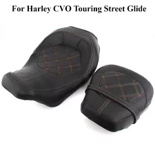 For Harley CVO Touring Street Glide Motorcycle Driver Passenger Pillion Seat (For: More than one vehicle)