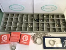 Large Lot Of Origami Owl -Charms - Lockets - Cases