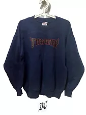 Rare! Vintage Thrasher Skateboards Magazine Hanes Activewear Medium