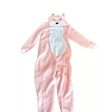 Foxy Fox Celebrate Halloween Adult Pajamas Halloween Onesis Cosplay Costume Zip