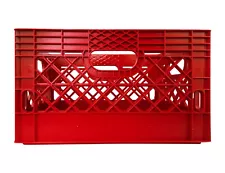 12 X Rectangular New Milk Crate Heavy Duty