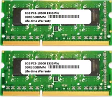 16GB 2x 8GB for Panasonic ToughBook 31 CF-31 Mk2 52 Core i5 C2 CF-31S Ram Memory