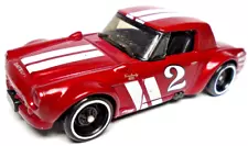 2016 HOT WHEELS #2 DATSUN FAIRLADY 2000 RED 1:64 DIECAST 2 5/8" RACE CAR W WHITE