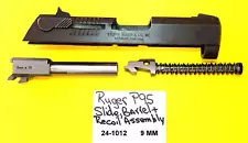 RUGER P 95 BLUED 9 MM CALIBER GUN REPAIR PARTS SLIDE BARREL RECOIL SP. 24-1012