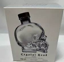 Crystal Head Vodka Skull Bottle (Empty) 750 ml w/Original Stopper