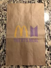 bts mcdonalds bag for sale ebay