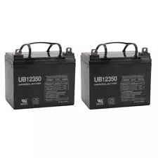 UPG 12V 35AH SLA Battery Replacement for Electric Rascal Scooter - 2 Pack