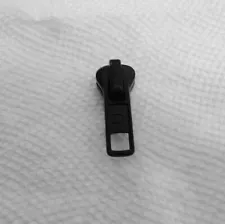 One Black 5V (YKK compatible) slider for Old Style Molded Plastic Jacket Zipper