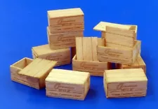 Plus Model 481 - 1:35 Lasercut U.S. Wooden Crates for Condensed Milk