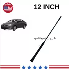 12" Short Black Replacement Antenna Mast AM/FM For TOYOTA CAMRY 1985-2023