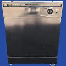 Hotpoint - 24" Black Built-In Dishwasher. Model:HDA2100HBB