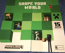 Minecraft Poster for Kids Art GameStop Promotional 48" x 48" Promo Game Room