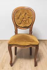 vintage wooden arm chair