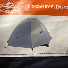 Kelty Discovery Element 4 Tent: 4-Person 3-Season Iceberg Green/Agean Blue