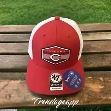 Men's '47 Red Cincinnati Reds Trucker Adjustable Hat New