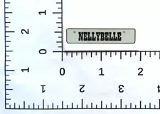 Water slide decal for Ideal Roy Rogers "NELLYBELLE " Jeep SHIPPING W/TRACKING