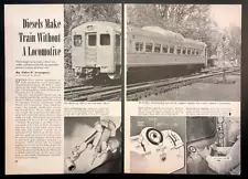 Budd Rail Diesel Car “Diesels Make Train Without Locomotive” 1949 article RDC-1