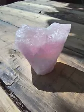 Large Rose Quartz Specimen Raw Crystal