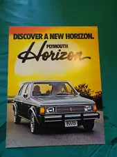 1978 Plymouth Horizon Sales Brochure