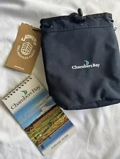 Chambers Bay Valuables Bag And Official Yardage Book