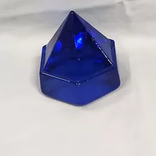 Beautiful cobalt blue ship deck prism