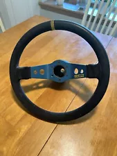 Sparco Street Steering Wheel With Small Spline Vw Hub. Mk1gti Rabbit Drift Car